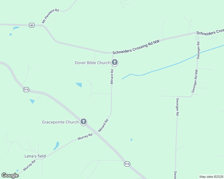 map of restaurants, bars, coffee shops, grocery stores, and more near 4070 Minard Rd in Dover