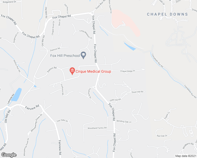 map of restaurants, bars, coffee shops, grocery stores, and more near 1254 Quail Clf in Pittsburgh