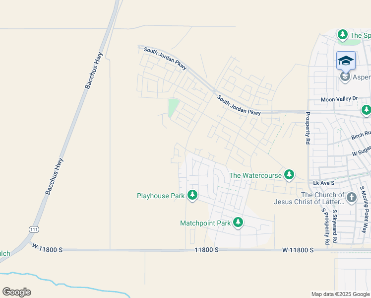 map of restaurants, bars, coffee shops, grocery stores, and more near 11488 South Bingham Rim Road in South Jordan