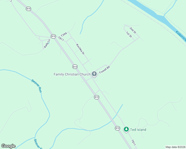 map of restaurants, bars, coffee shops, grocery stores, and more near 123 Truxall Road in Apollo