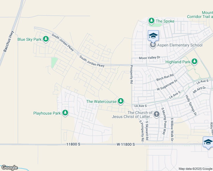 map of restaurants, bars, coffee shops, grocery stores, and more near 6656 West Docksider Drive in South Jordan