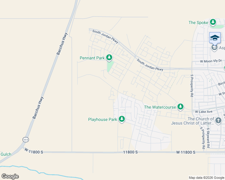 map of restaurants, bars, coffee shops, grocery stores, and more near 11800 South in South Jordan