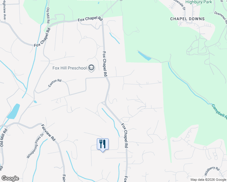 map of restaurants, bars, coffee shops, grocery stores, and more near 1254 Quail Clf in Pittsburgh