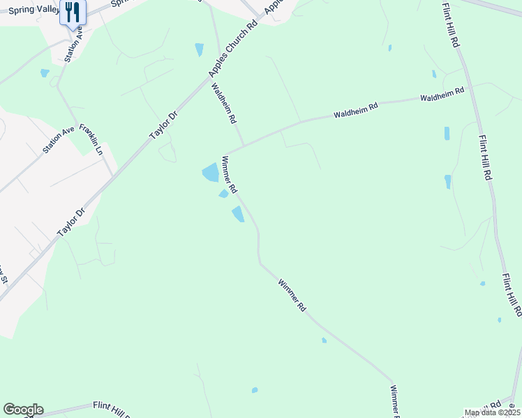 map of restaurants, bars, coffee shops, grocery stores, and more near 7007 Wimmer Road in Bethlehem