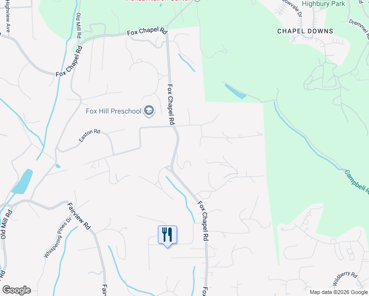 map of restaurants, bars, coffee shops, grocery stores, and more near 1254 Quail Clf in Pittsburgh