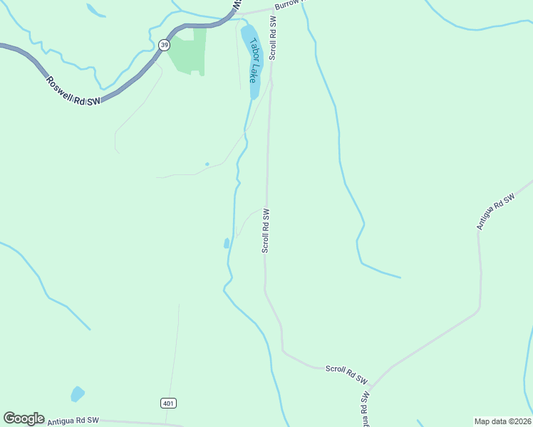 map of restaurants, bars, coffee shops, grocery stores, and more near 2070 Scroll Road Southwest in Carrollton