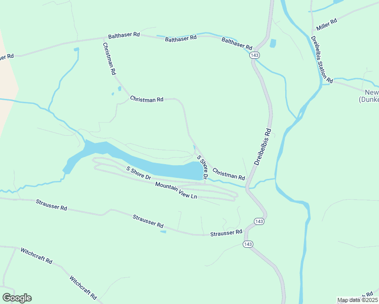 map of restaurants, bars, coffee shops, grocery stores, and more near 111 Lakeview Lane in Lenhartsville