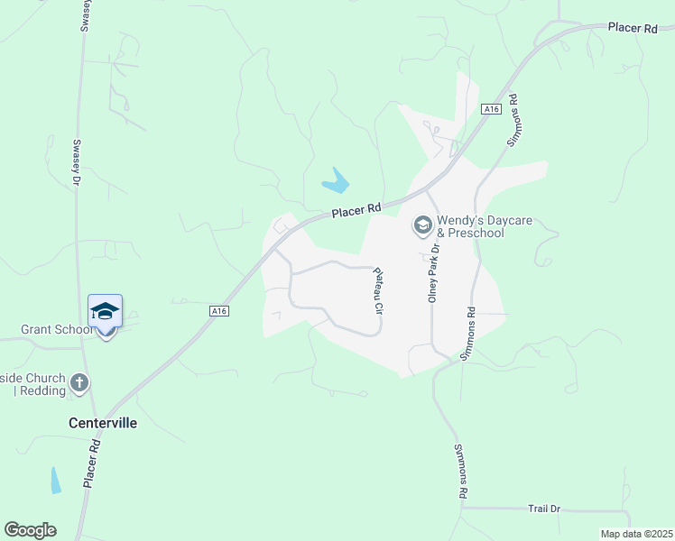 map of restaurants, bars, coffee shops, grocery stores, and more near in Redding