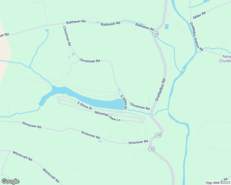 map of restaurants, bars, coffee shops, grocery stores, and more near 111 Lakeview Lane in Lenhartsville
