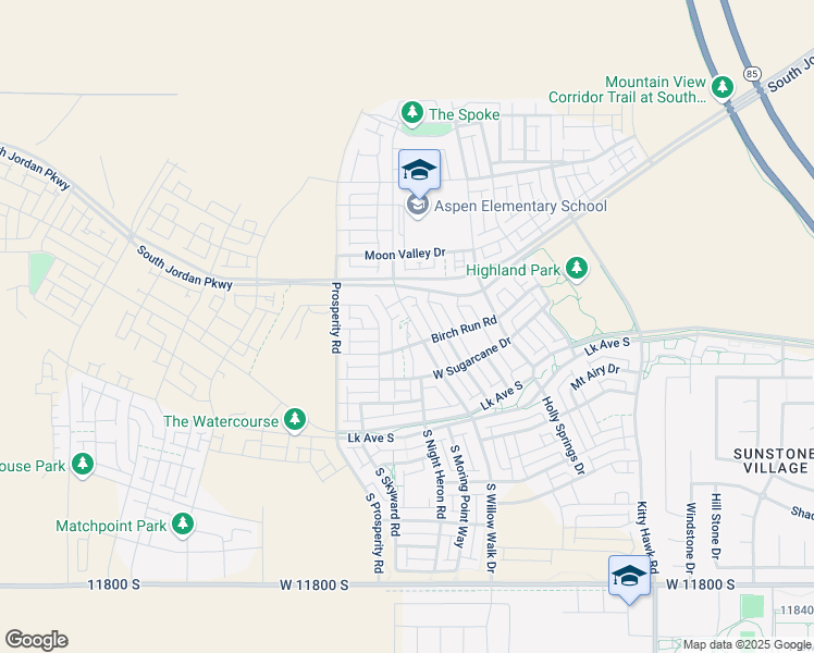 map of restaurants, bars, coffee shops, grocery stores, and more near 11357 South Willow Walk Drive in South Jordan