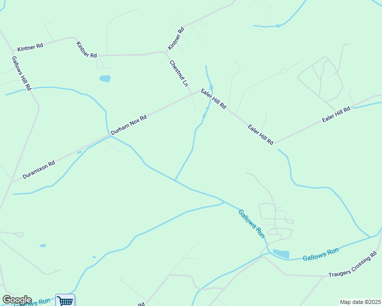 map of restaurants, bars, coffee shops, grocery stores, and more near 288 Durham Nox Road in Kintnersville