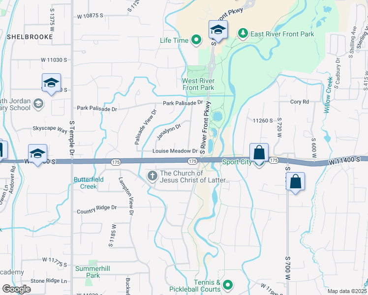 map of restaurants, bars, coffee shops, grocery stores, and more near in South Jordan