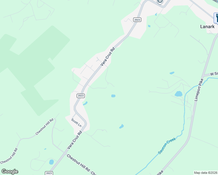 map of restaurants, bars, coffee shops, grocery stores, and more near 5044 Vera Cruz Road in Lehigh County