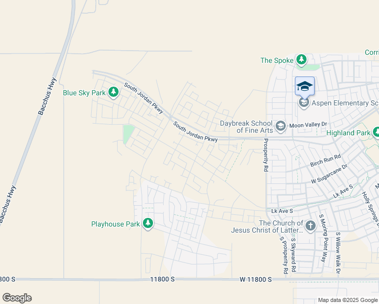 map of restaurants, bars, coffee shops, grocery stores, and more near 6774 West Docksider Drive in South Jordan