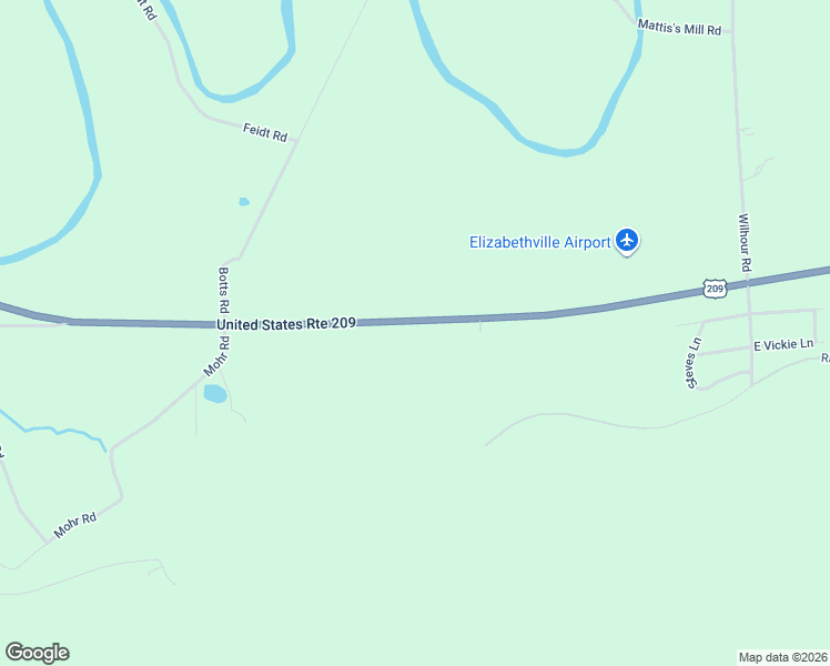 map of restaurants, bars, coffee shops, grocery stores, and more near 3591 United States Route 209 in Elizabethville
