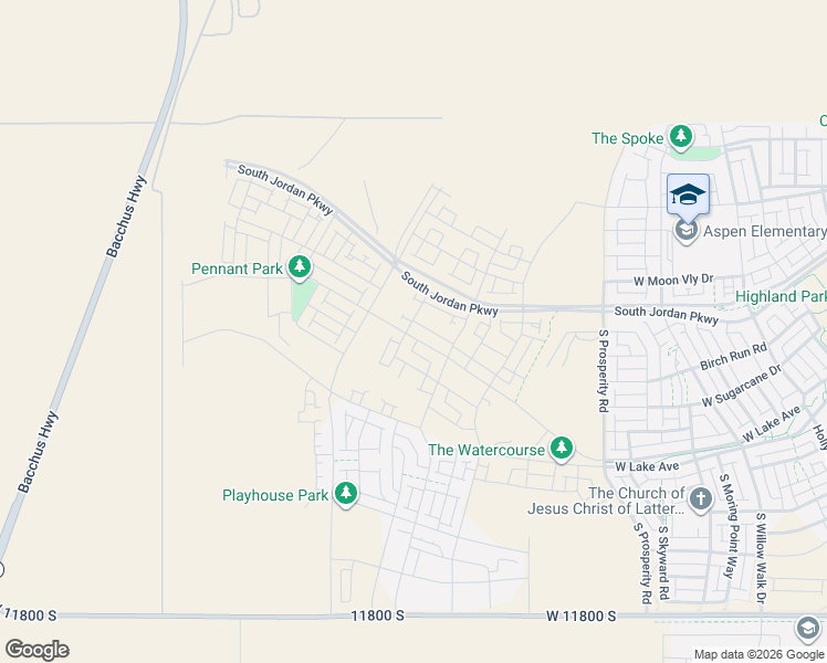 map of restaurants, bars, coffee shops, grocery stores, and more near 6808 West Docksider Drive in South Jordan