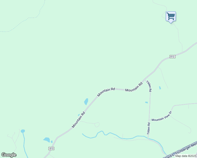 map of restaurants, bars, coffee shops, grocery stores, and more near 2782 Mountain Road in Hamburg
