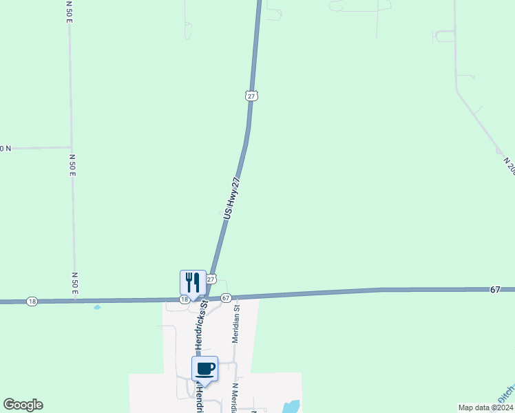 map of restaurants, bars, coffee shops, grocery stores, and more near in Bryant