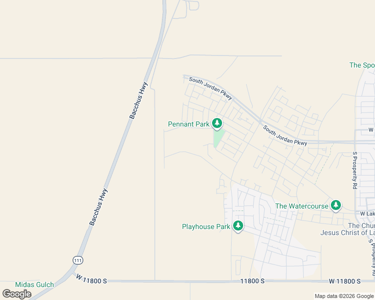 map of restaurants, bars, coffee shops, grocery stores, and more near 7106 West Lake Avenue in South Jordan