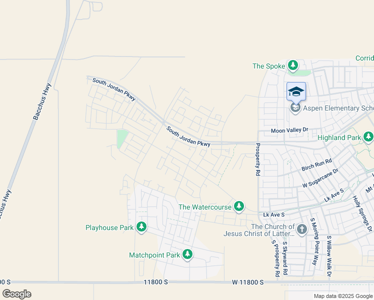 map of restaurants, bars, coffee shops, grocery stores, and more near 11326 Silver Pond Drive in South Jordan