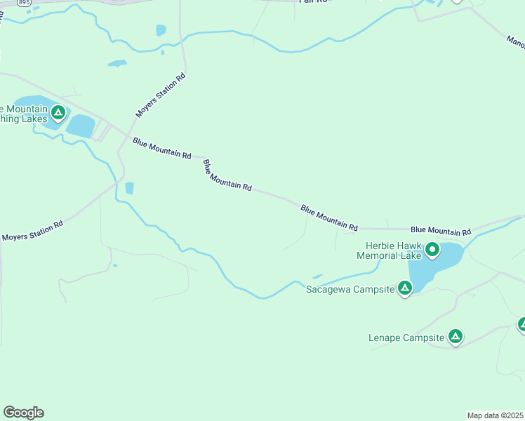 map of restaurants, bars, coffee shops, grocery stores, and more near 204 Blue Mountain Road in Schuylkill Haven