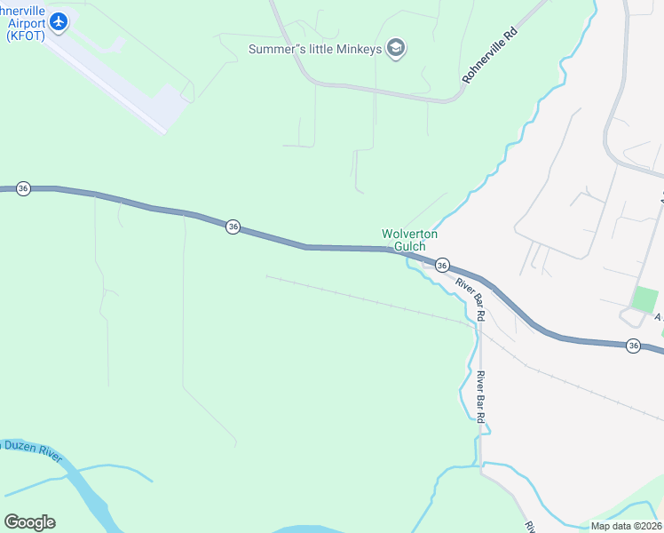 map of restaurants, bars, coffee shops, grocery stores, and more near 1576 California 36 in Fortuna