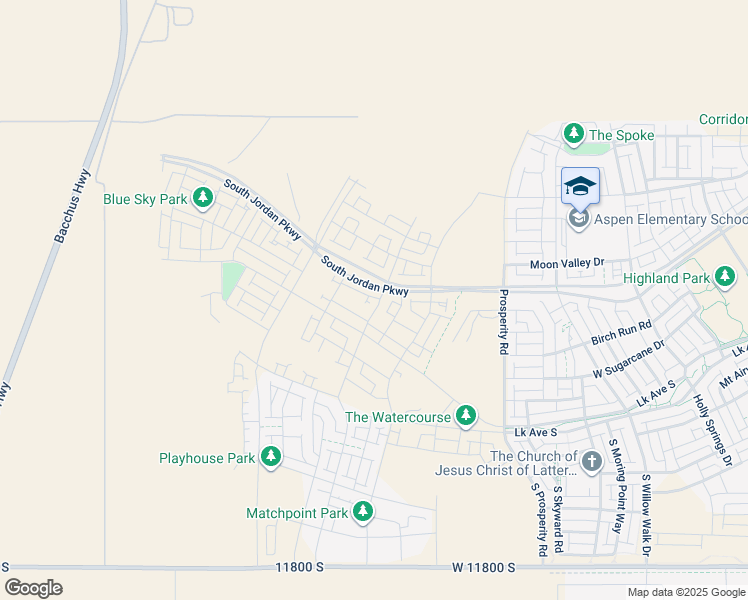 map of restaurants, bars, coffee shops, grocery stores, and more near 11318 Silver Pond Drive in South Jordan