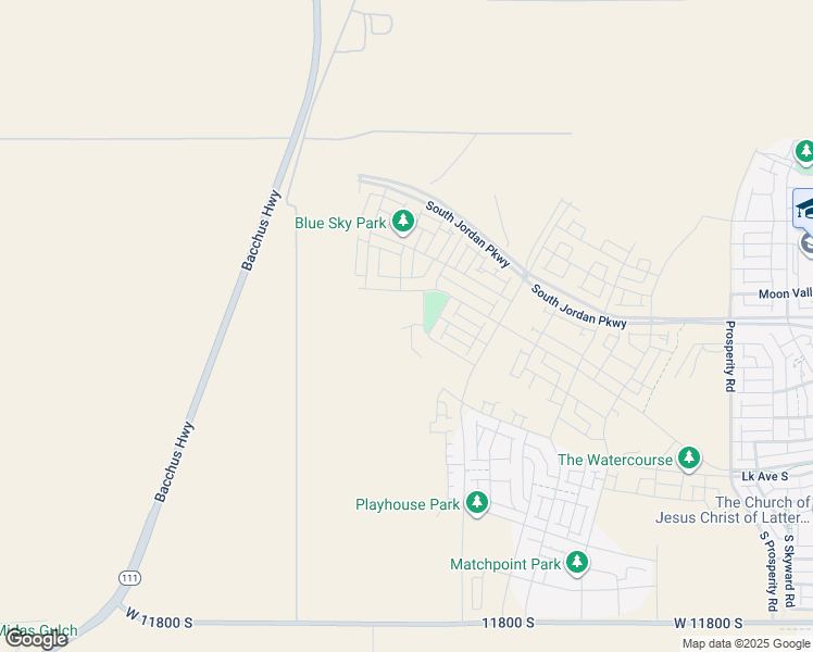map of restaurants, bars, coffee shops, grocery stores, and more near West Bluefin Drive in South Jordan