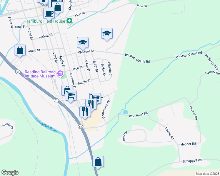 map of restaurants, bars, coffee shops, grocery stores, and more near in Hamburg