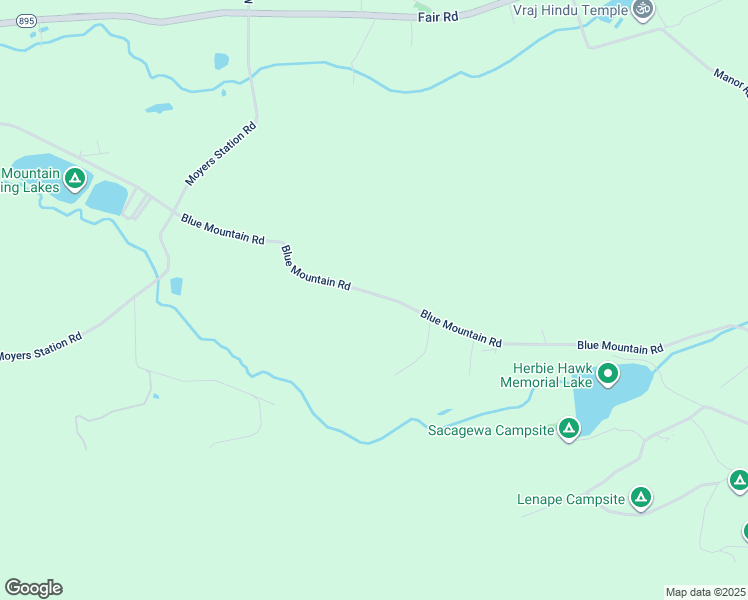 map of restaurants, bars, coffee shops, grocery stores, and more near 204 Blue Mountain Road in Schuylkill Haven