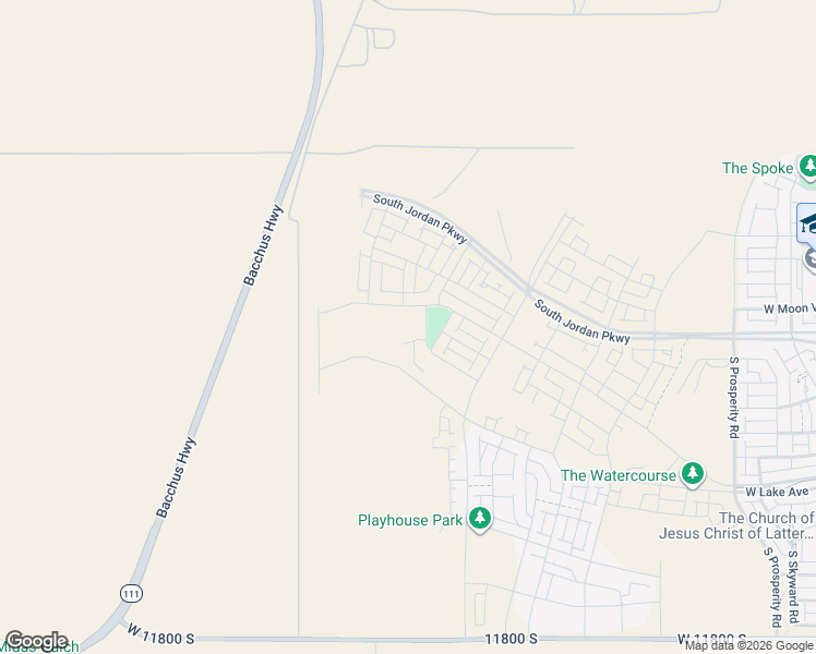 map of restaurants, bars, coffee shops, grocery stores, and more near Bacchus Highway in Bingham Canyon