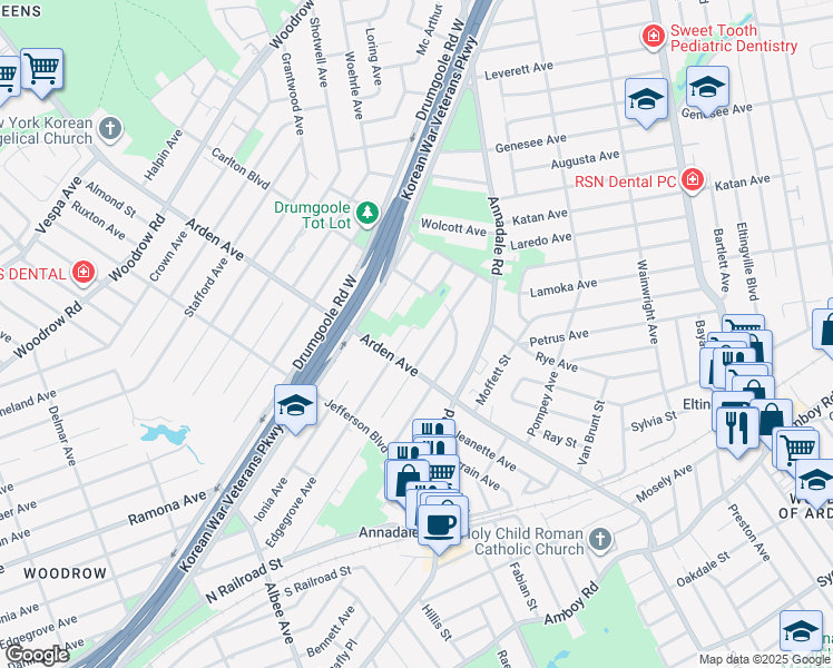 map of restaurants, bars, coffee shops, grocery stores, and more near 84 Edgegrove Avenue in Staten Island