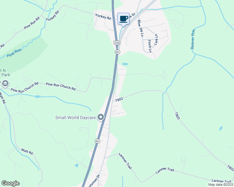 map of restaurants, bars, coffee shops, grocery stores, and more near 519 Sportsman Drive in Apollo