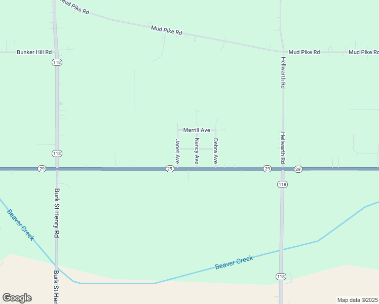 map of restaurants, bars, coffee shops, grocery stores, and more near 4300 William Avenue in Celina
