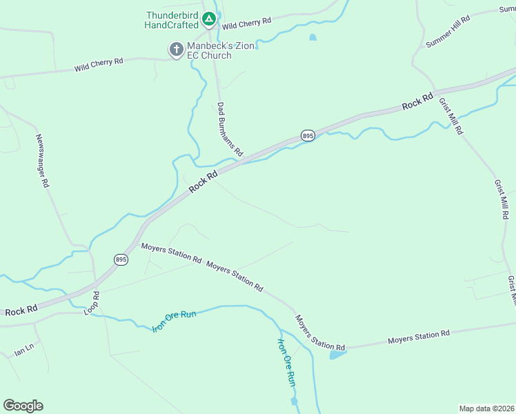 map of restaurants, bars, coffee shops, grocery stores, and more near 1092 Rock Road in Schuylkill Haven