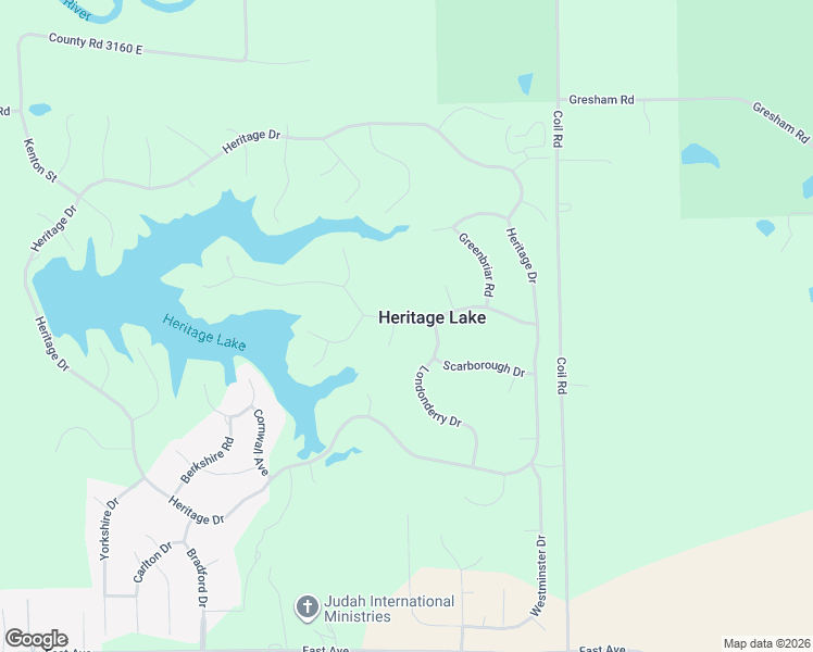 map of restaurants, bars, coffee shops, grocery stores, and more near 1 Pickwick Lane in Mackinaw