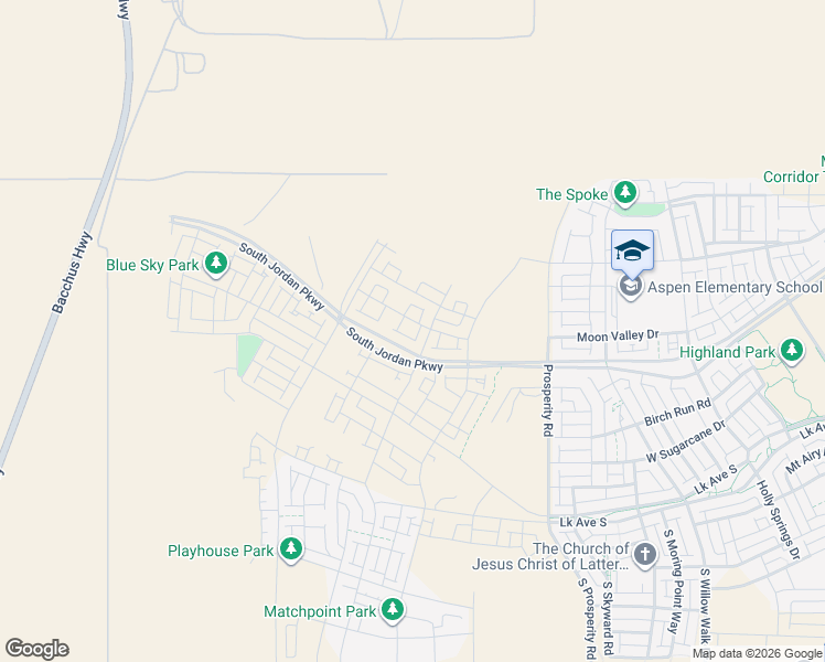 map of restaurants, bars, coffee shops, grocery stores, and more near 6709 West Miramar Street in South Jordan