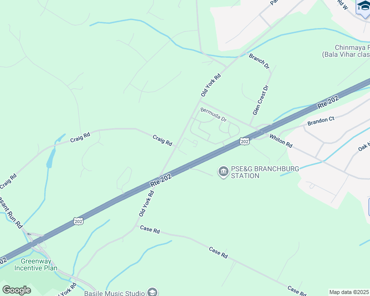 map of restaurants, bars, coffee shops, grocery stores, and more near 975 Old York Road in Branchburg