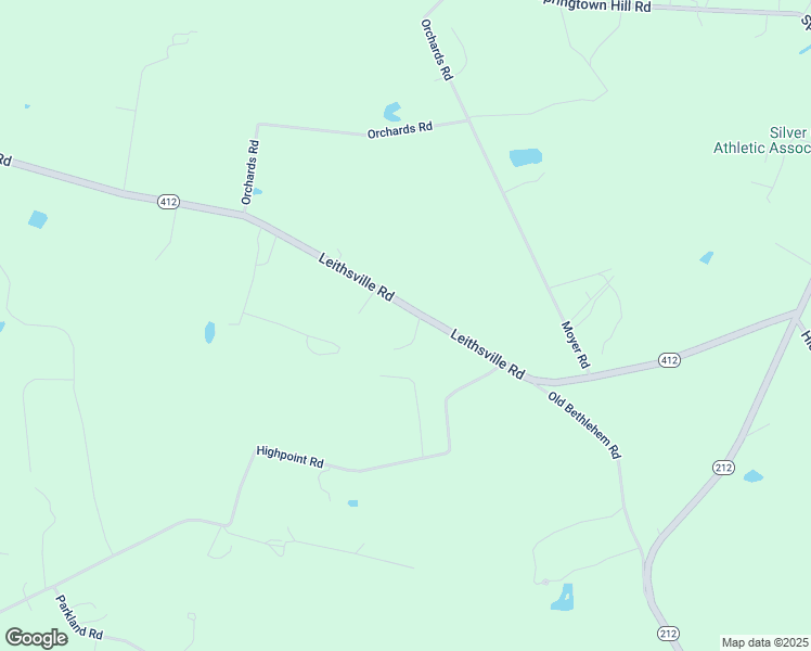 map of restaurants, bars, coffee shops, grocery stores, and more near 2406 Pennsylvania 412 in Hellertown