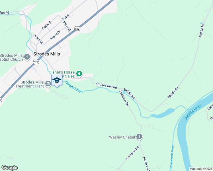 map of restaurants, bars, coffee shops, grocery stores, and more near 331 Strodes Run Road in Lewistown