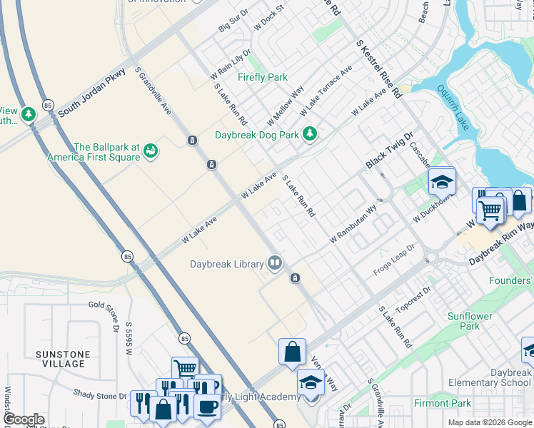 map of restaurants, bars, coffee shops, grocery stores, and more near in 