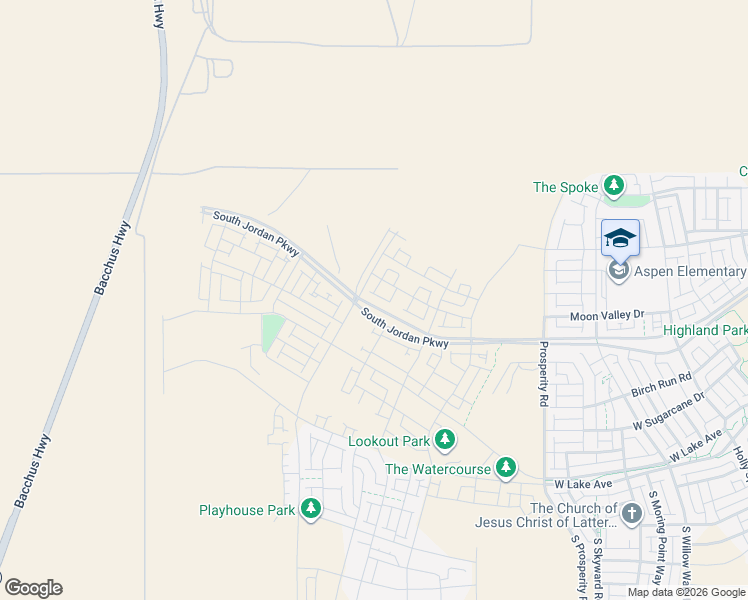 map of restaurants, bars, coffee shops, grocery stores, and more near 6808 South Jordan Parkway West in South Jordan