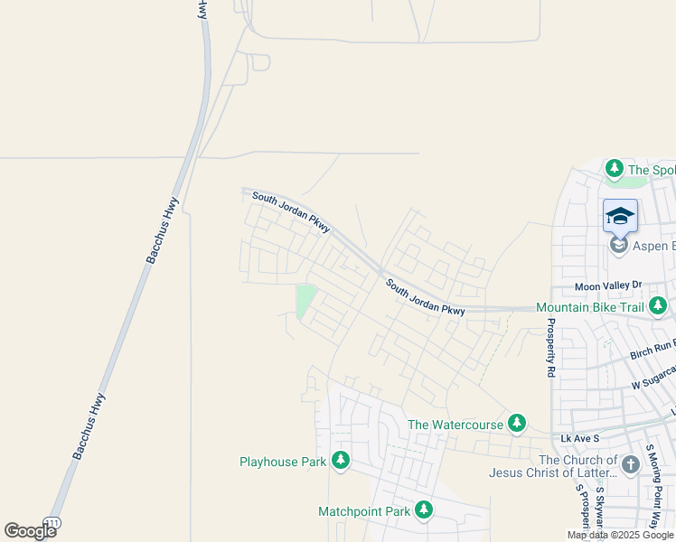 map of restaurants, bars, coffee shops, grocery stores, and more near 6800 11800 South in Herriman