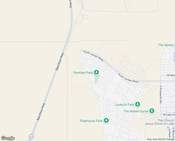 map of restaurants, bars, coffee shops, grocery stores, and more near Bacchus Highway in Bingham Canyon