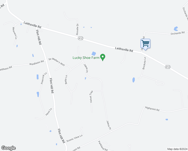 map of restaurants, bars, coffee shops, grocery stores, and more near 1519 Jakes Place in Hellertown