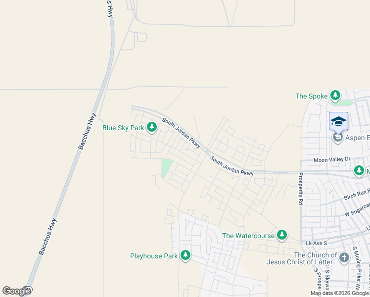 map of restaurants, bars, coffee shops, grocery stores, and more near 6800 11800 South in Herriman