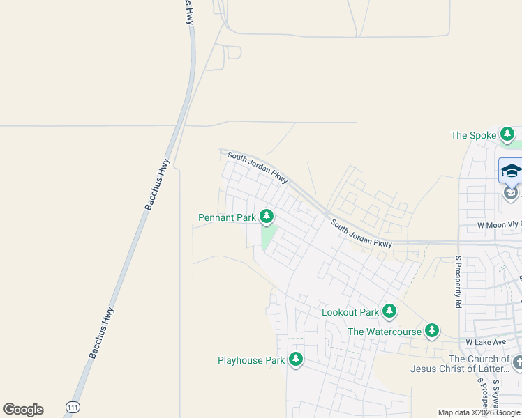 map of restaurants, bars, coffee shops, grocery stores, and more near 6998 West Granbury Drive in South Jordan