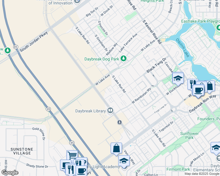 map of restaurants, bars, coffee shops, grocery stores, and more near in 