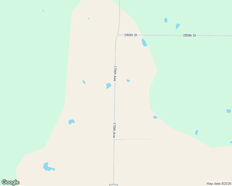 map of restaurants, bars, coffee shops, grocery stores, and more near 2842 170th Avenue in Argyle