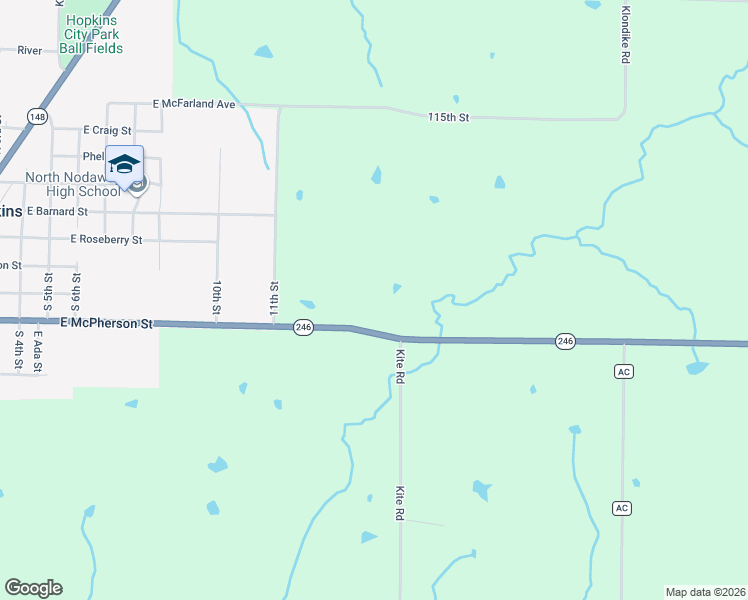 map of restaurants, bars, coffee shops, grocery stores, and more near 30801-30999 Highway 246 in Hopkins